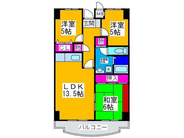 プレスト・コ－ト壱番館の物件間取画像